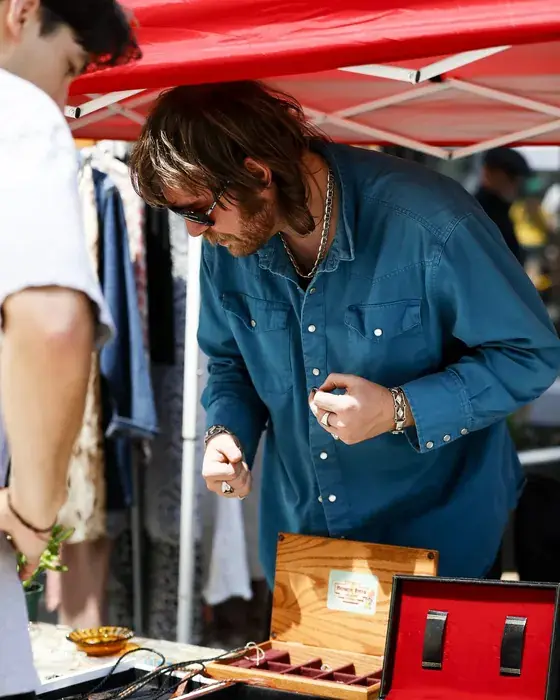 Hangin' N Slangin' pop-up market in Denver